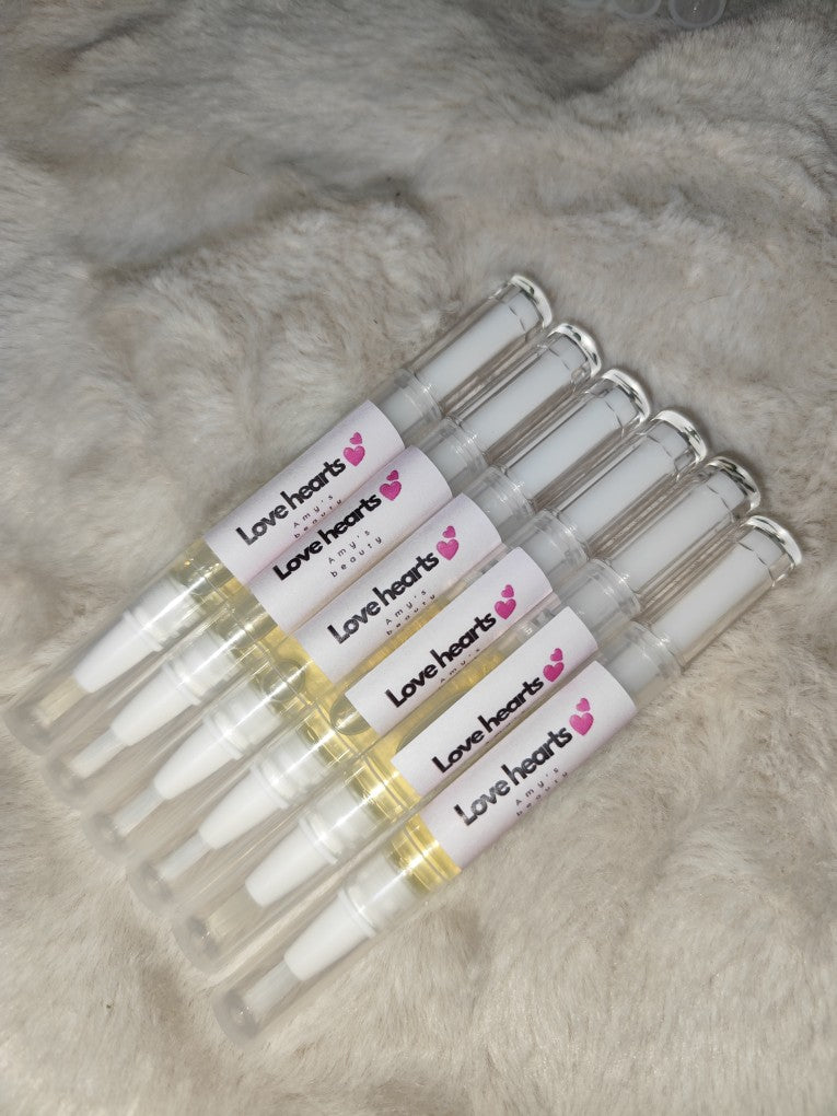 Love heart cuticle oil pen
