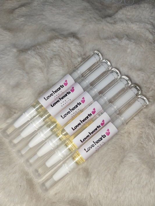 Love heart cuticle oil pen
